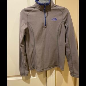 The North Face Glacier 14 Zip Fleece Womens Grey
